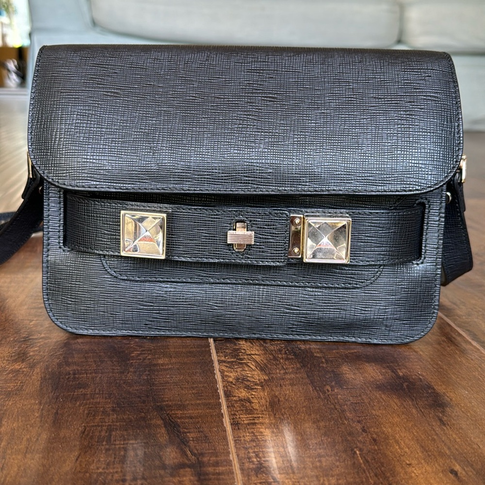 PROENZA SCHOULER BLACK PS11 Mini Classic Shoulder bag. Used ONCE!